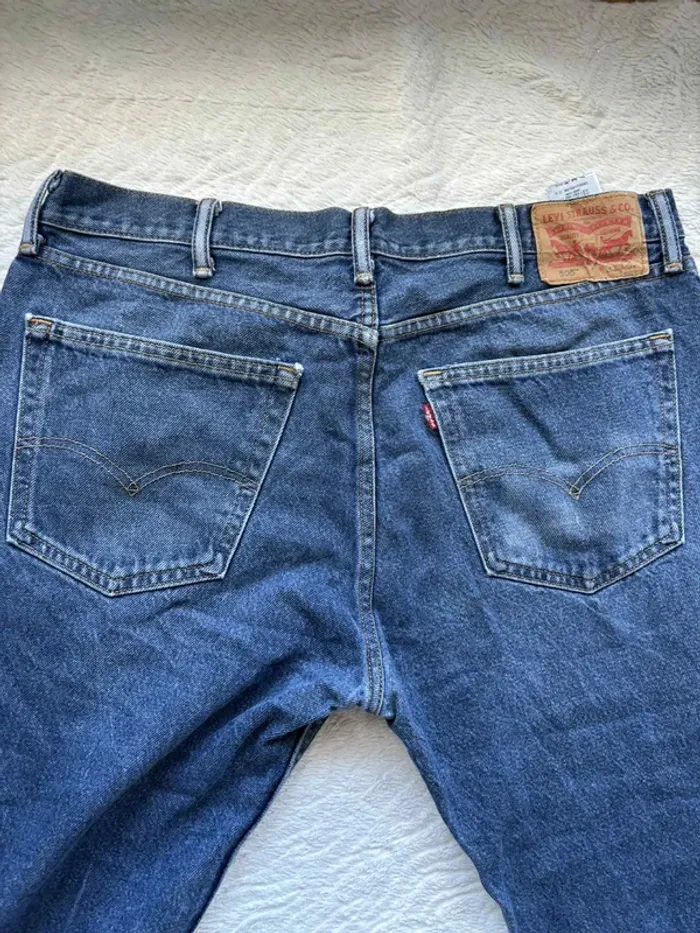 Jean Levi’s 505 Straight fit droit Bleu Homme/Unisexe W38 L32 (XL/48) taille haute - photo numéro 16