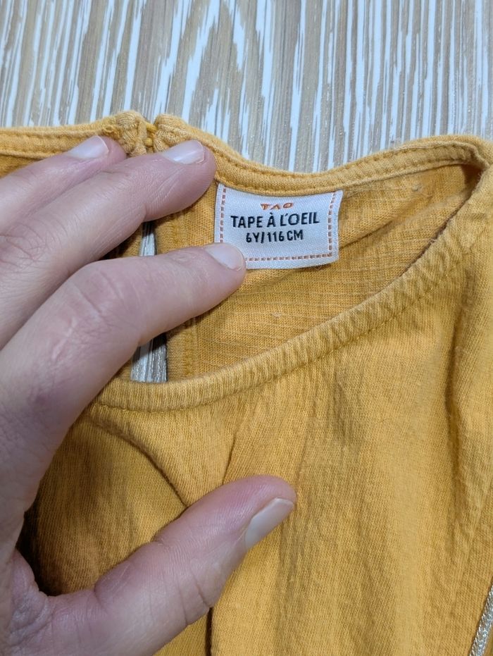 Robe moutarde tape à l'oeil 6 ans - photo numéro 2