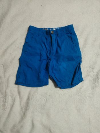 Short bleu 4 ans