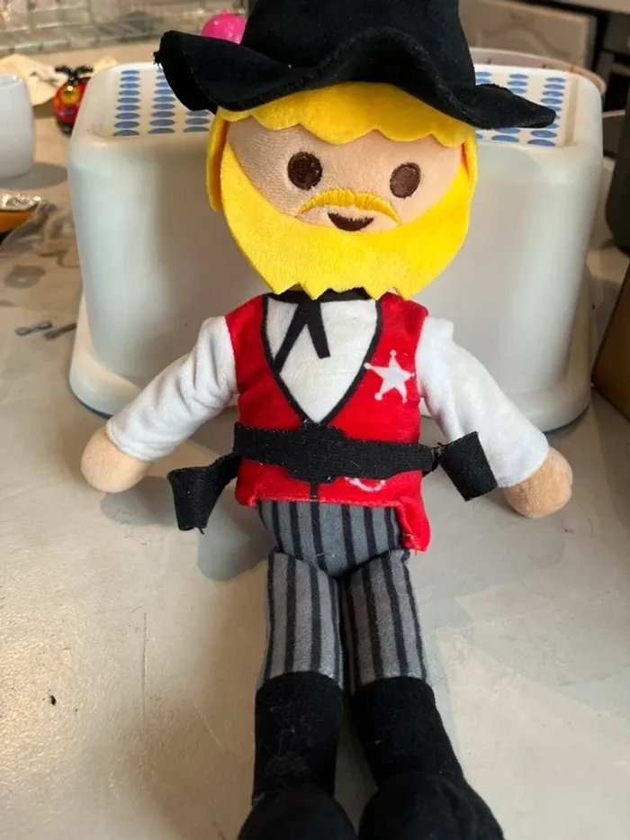 Peluche playmobil shérif - photo numéro 4