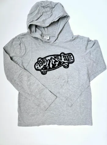 T-shirt ML à capuche