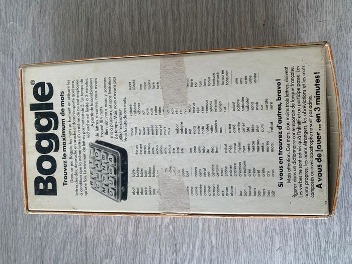 Jeu vintage Boggle 1977 - photo numéro 9