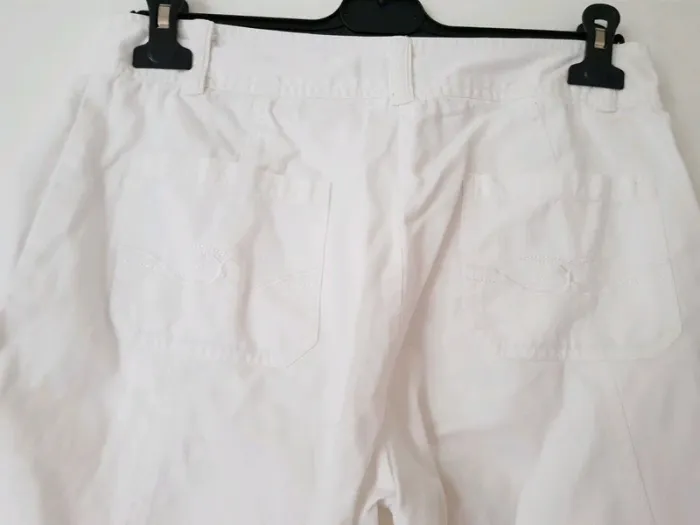Pantalon large blanc, taille 42 - photo numéro 6