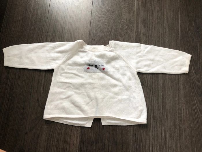 Pull coton et laine Bout’chou 9 mois