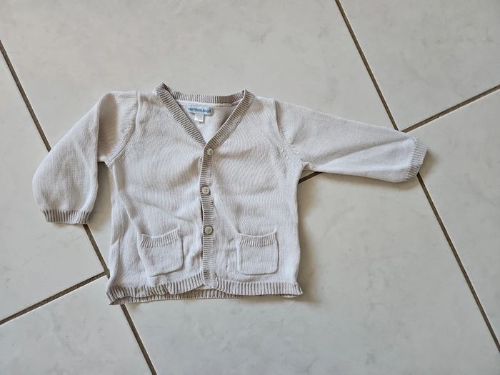 Gilet bébé 6 mois vert baudet BBF3 - photo numéro 2