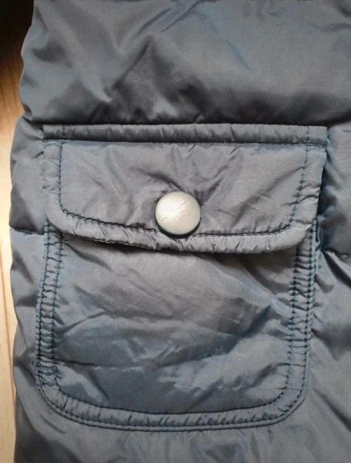 Manteau bleu marine Ooxoo 4 ans - photo numéro 4