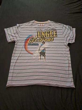 T-shirt Springfield Vintage Funky surf Quality Jungle Festival march 1986