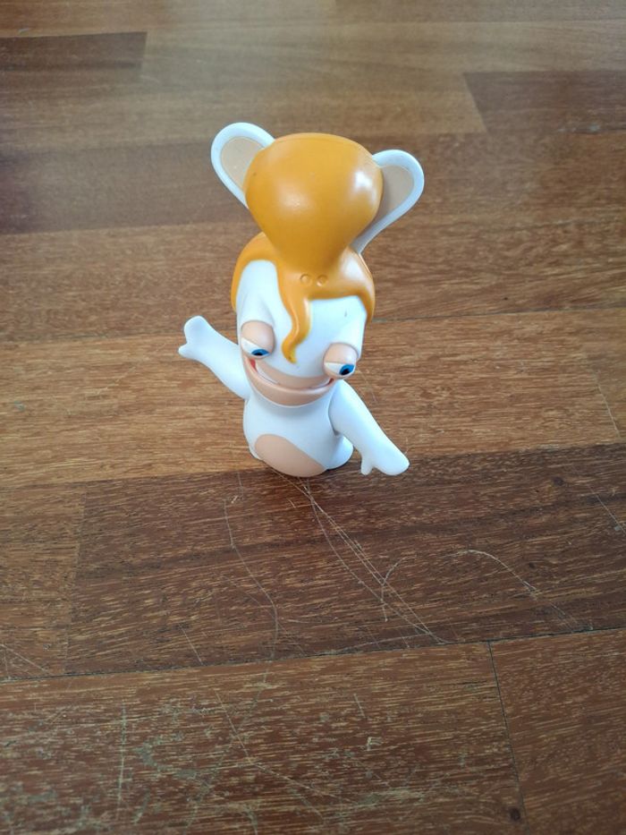 figurine lapin crétin, bras qui bouge, Burger King, collection, vintage - photo numéro 5