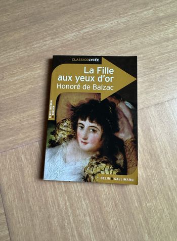 Livre la fille aux yeux d’or