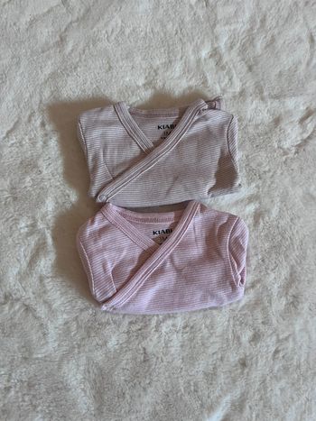 Lot bodies manches longues 1 mois
