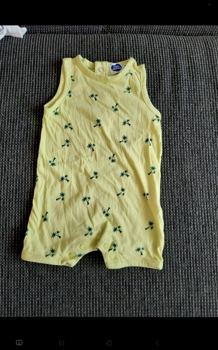 Barboteuse sans manches