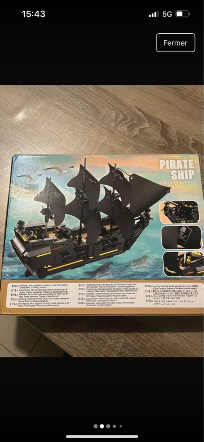 Magnifique Set de Construction : Le Black Pearl (Pirates des Caraïbes) - photo numéro 4