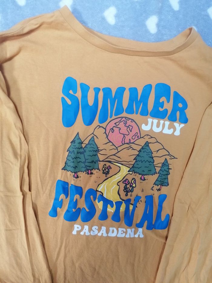 T-shirt manches longues ☀️ garçon 12 ans - photo numéro 3