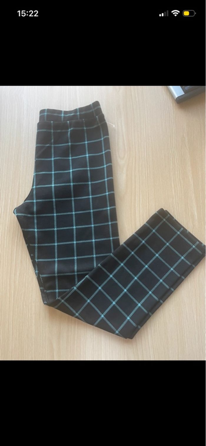 Pantalon à carreaux