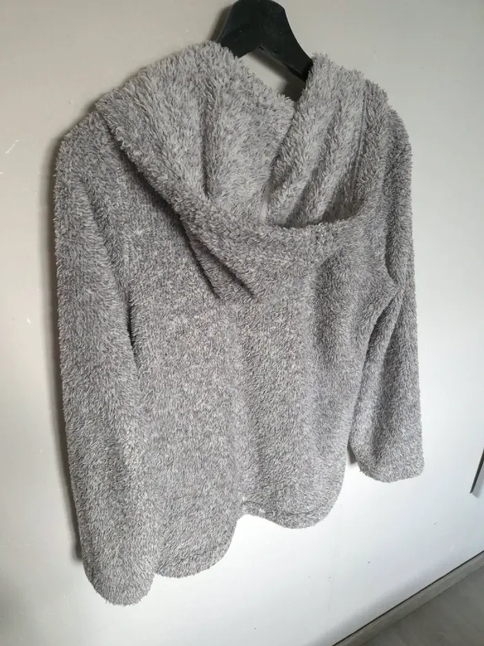 Veste pilou pilou grise Etam taille S - photo numéro 5