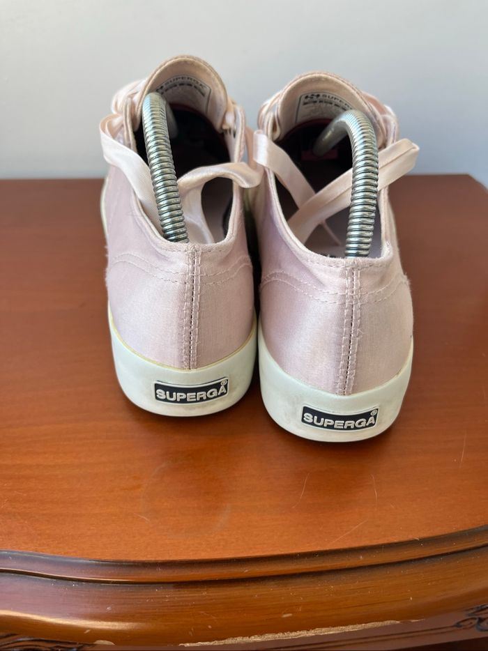 Baskets Rose Satinée Superga Taille 36 - photo numéro 5