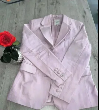 🧥 Élégante veste rose 🧥