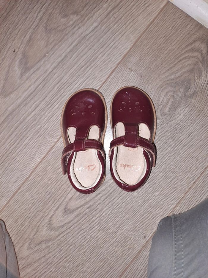 Sandales vernis bordeaux