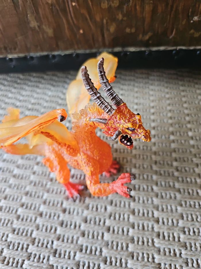 Figurine dragon de feu plastoy - photo numéro 3