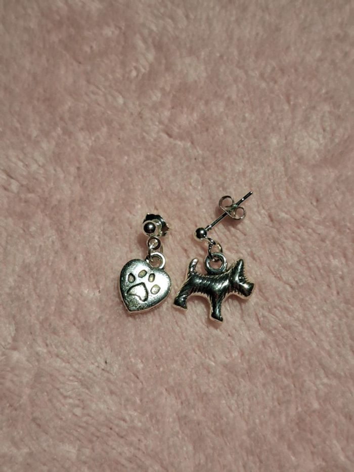 Boucles d'oreilles chien - photo numéro 3