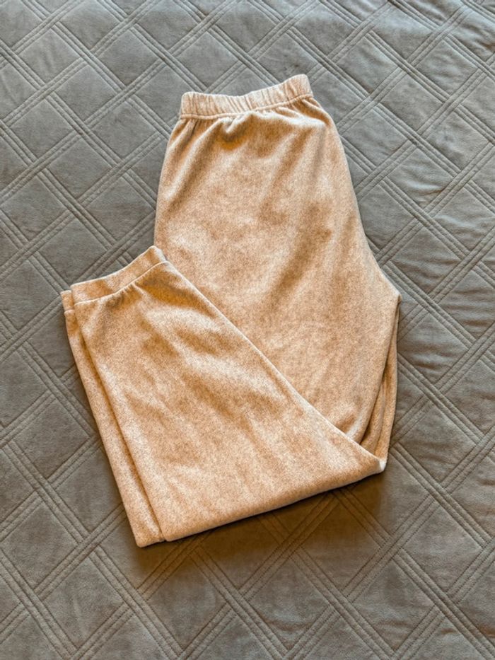 Bas de pyjama crème en polaire - taille L - Primark - très bon état