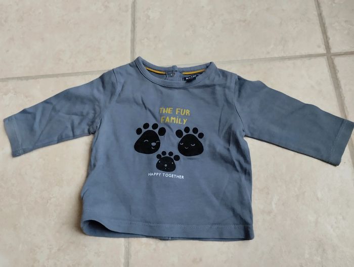 T-shirt manches longues 3 mois