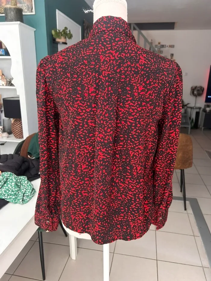 Chemise rouge et noir Pimkie M - photo numéro 4