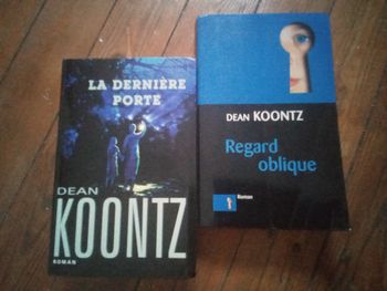 Lot 2 livres dean koontz