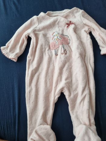 Grenouillère sergent major bébé 1 mois