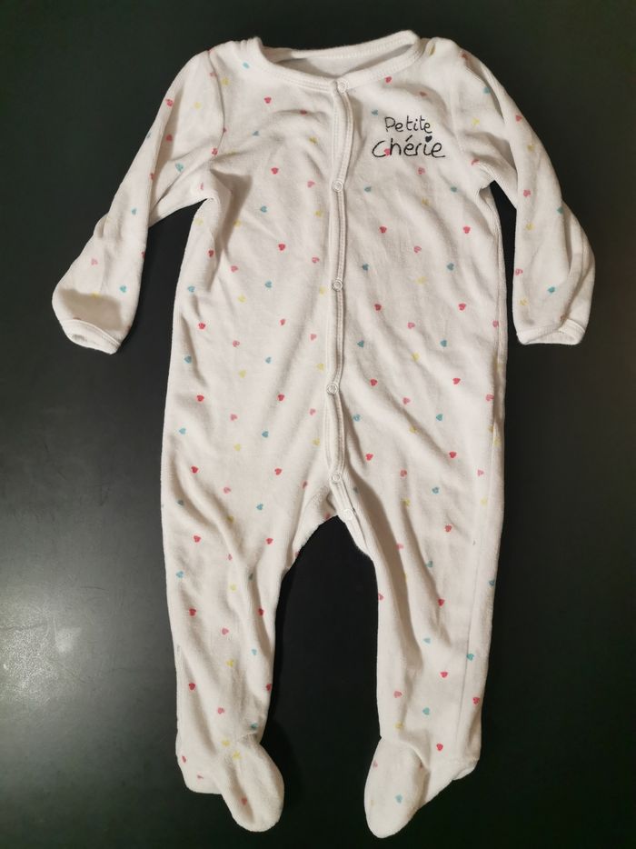 Lot pijamas_ fille_ 12 mois