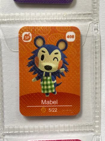 mini carte amiibo  Mabel