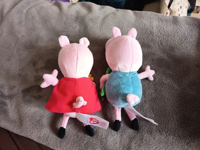 Peluches Peppa Pig et George Pig Ty - photo numéro 3