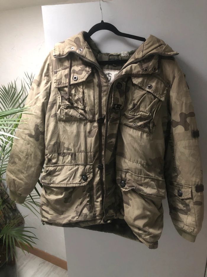 Manteau homme taille L Gstar motif armée