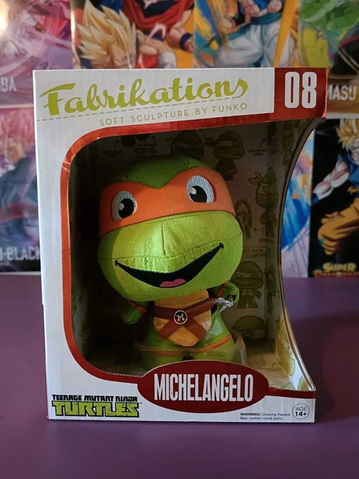 Soft Sculpture TMNT Funko Fabrikations Michelangelo 08 Super rare Neuf