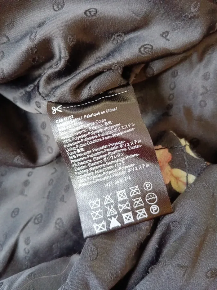 Veste matelassée fleurie maison scotch taille 2 - photo numéro 11