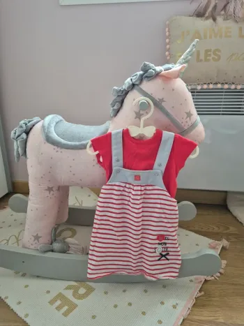 Ensemble robe + t-shirt 6 mois 67cm