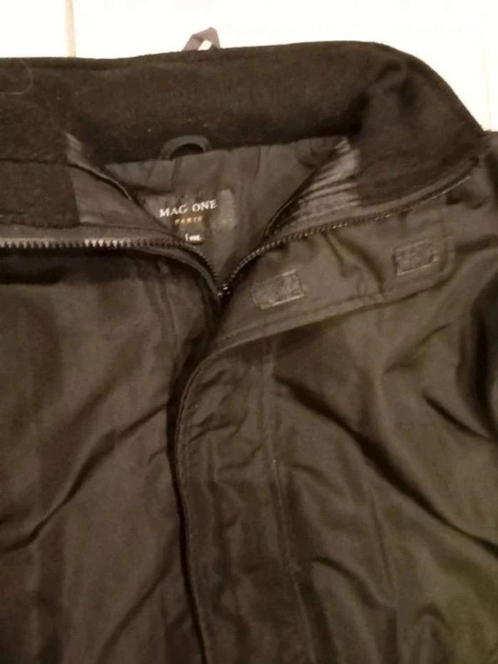 Manteau noir léger pour homme - photo numéro 7