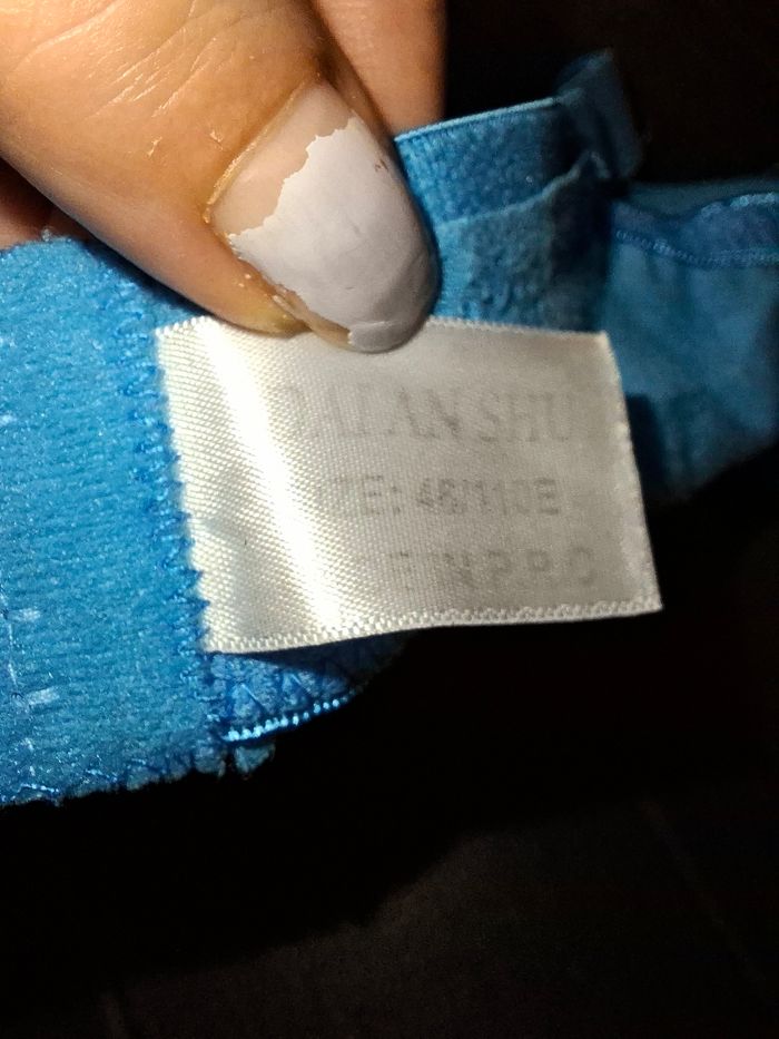 Soutien-gorge Turquoise & Dentelle - Très bon état - 110E - photo numéro 5