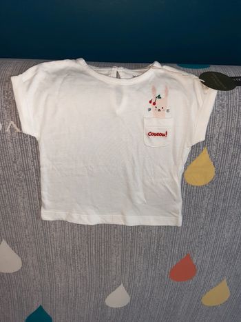 T shirt 6 mois neuf boutchou