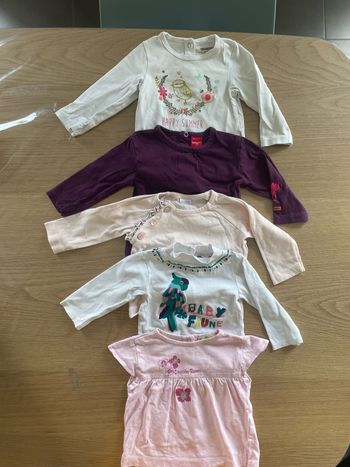 Lot de 5  hauts manches longues