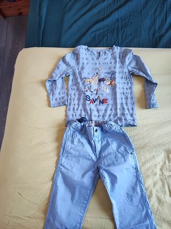 Pantalon Okaïdi et t-shirt sergent major