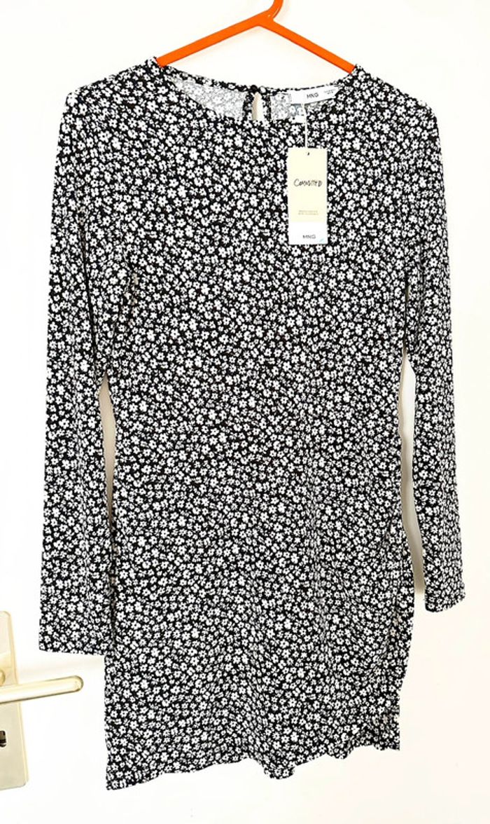 Robe courte à fleurs - Mango