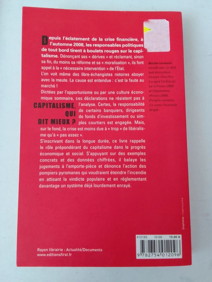 Nicolas Lecaussin - Au secours ils veulent la peau du capitalisme - photo numéro 2