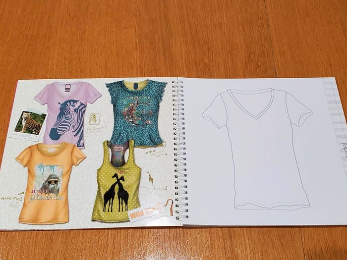 Album de coloriage Top Model T-Shirt Designer - photo numéro 5