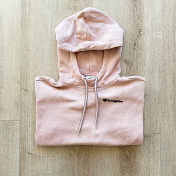 Champion Sweat-Shirt Crop Top Sport Rose Femme Exclusive Vintage Y2K en très bon état (Taille S)