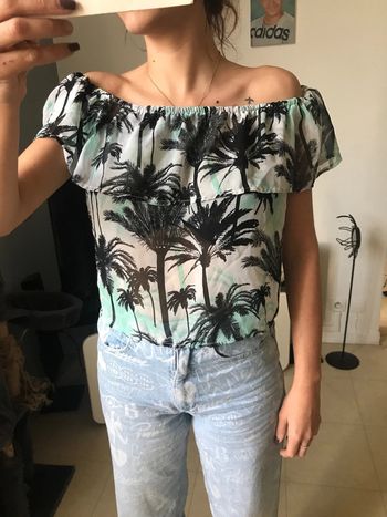 Blouse épaules dénudées