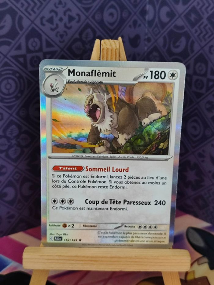 Monaflèmit holo rare 162/193 évolutions à Paldea