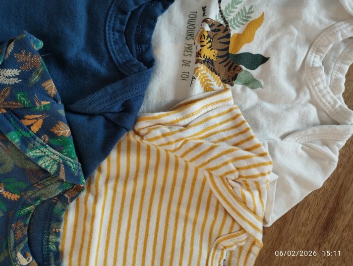 Lot de bodies manches courtes - photo numéro 3