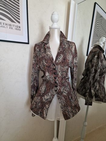 Chemise imprimé python Gaston Jaunet