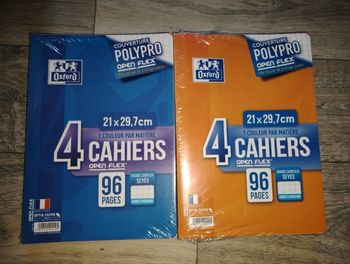 Lot 8 cahiers oxford